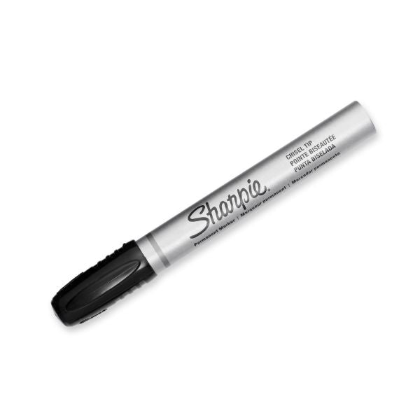 SHARPIE CDS20093051 - Metal Perm Marker (MOQ 12) w/ Durable Chisel Tip. Tough Durable