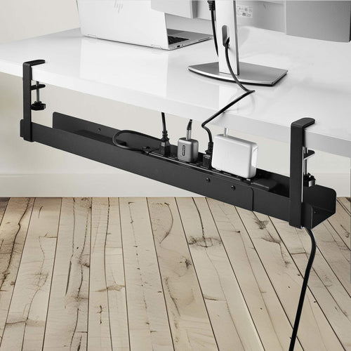 StarTech.com CALB-DESK-CABLE-TRAY - Under Desk Cable Management Tray Black