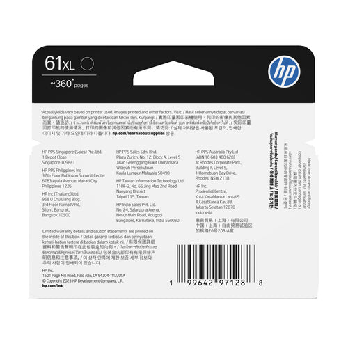 C0PA4AA - HP 61XL Black Original Ink Cartridge