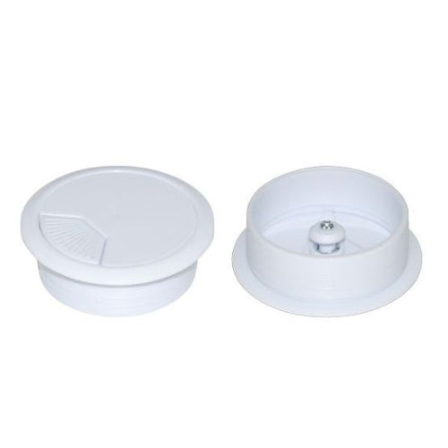 DYNAMIX CG80WH - 80mm Round Desk Grommet White