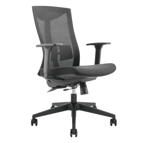 CH05-7 - BRATECK CH05-7 - Office Chair w/ Ergonomic & Breathable Mesh Pneumatic Seat-Height Adjust