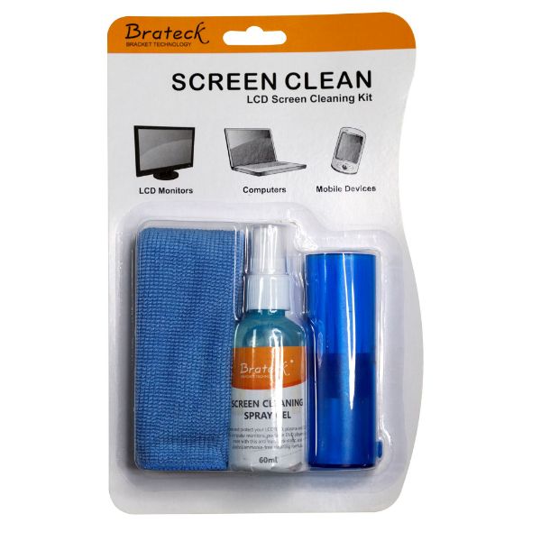 BRATECK CK-SC1 - LCD Cleaning Kit. Include 60ml non-drip cleaning liquid anti-static brush