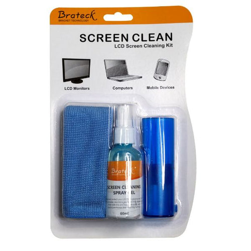 CK-SC1 - BRATECK CK-SC1 - LCD Cleaning Kit. Include 60ml non-drip cleaning liquid anti-static brush