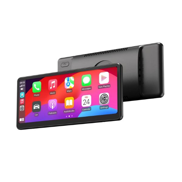 MINIX CP89-HD - 8.9 Inch Portable Wireless Carplay & &roid Auto HD 60FPS Touchscreen Buit-in 1W Speaker