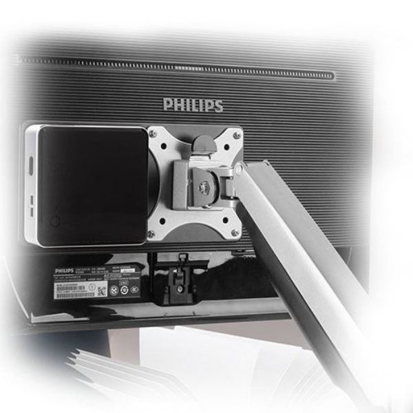 BRATECK CPB-7 - VESA Mount Holder for Intel NUC PC Mount Intel NUC w/ monitor arm simultaneously