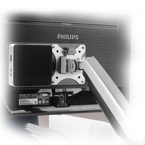CPB-7 - BRATECK CPB-7 - VESA Mount Holder for Intel NUC PC Mount Intel NUC w/ monitor arm simultaneously