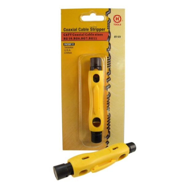 HANLONG CT-323 - 2x blade Coaxial Cable Stripper RG59/62/6/11/7/213/8