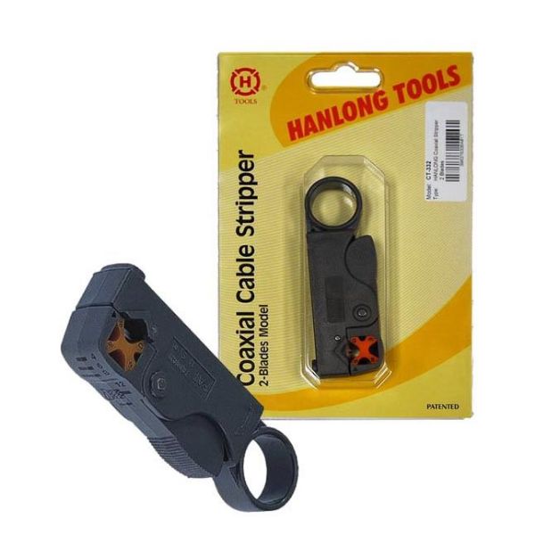 HANLONG CT-332 - Coaxial Stripper 2x Blades RG58/59/62/6