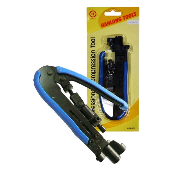 DYNAMIX CT-H548 - Compression Crimp Tool for RG59/RG6 F/BNC/RCA & RG11 F
