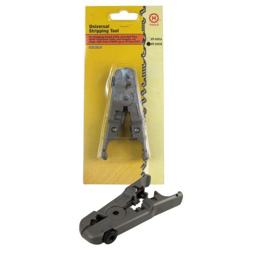 CT-S501B - HANLONG CT-S501B - UTP/STP Universal Cable Cutter & Stripper w/ Thumb Screw for Adjusting Blades.