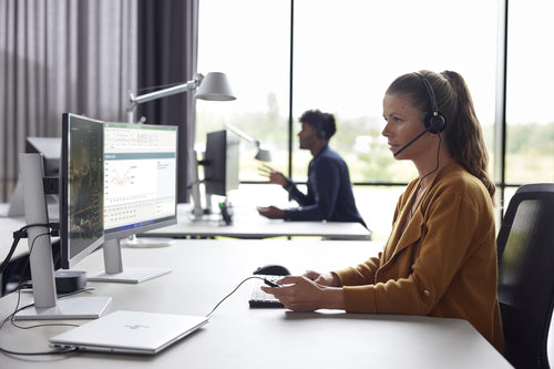Poly EncorePro 520 Binaural Headset +Quick Disconnect
