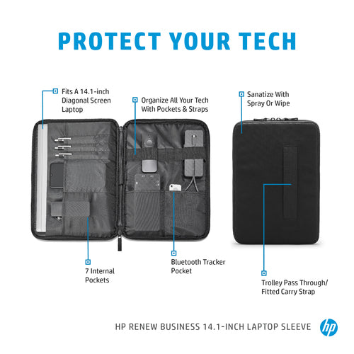 3E5F9AA - HP Rnw Business 14.1 Laptop Bag