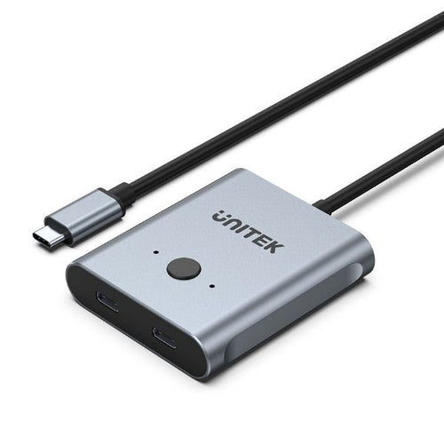D1078A - UNITEK D1078A - USB-C Bi-directional Switch. Supports up to 4K@144Hz. up to 10Gbps Data Transfer