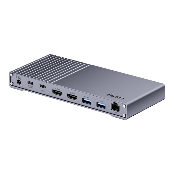 UNITEK D1117A - 13-in-1 Multi-Port Triple Display USB4 40Gbps Docking Station. 8K@30Hz HDMI 10Gbps