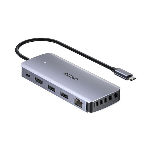 D1120A - UNITEK D1120A - 6-in-1 USB-C Hub with M.2 SSD Enclosure