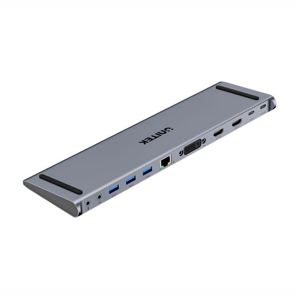 UNITEK D1147AGY - uHUB11+ Universal 4K Docking Station. Supports Triple Display & 5Gbps with 100W PD