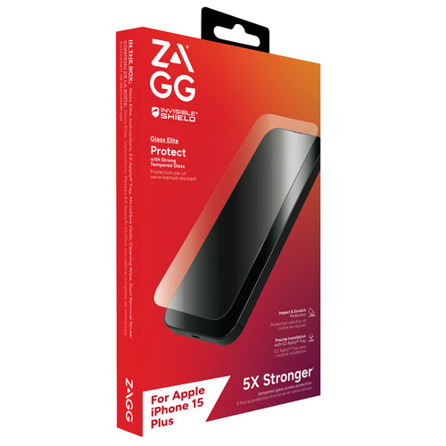200111785 - InvisibleShield Glass Elite - iPhone 15 Plus - Clear