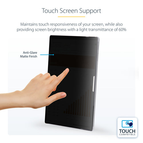 STARTECH.COM 4-WAY PRIVACY SCREEN FOR 13-INCH SURFACE PRO 8/9/X, ANTI-GLARE, 2 YR