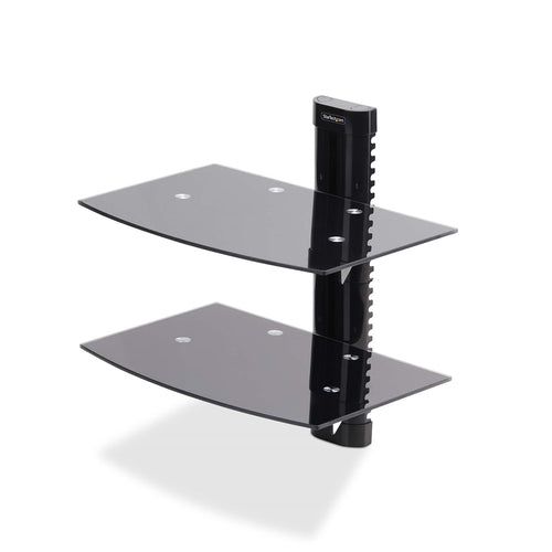 STARTECH.COM DUAL FLOATING WALL-MOUNTED AV SHELVES, ADJUSTABLE HEIGHT, 2 YR