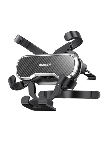 UG-80871 - UGREEN LP228 Gravity Drive Air Vent Car Mount - Phone Holder With Arc-Shaped mounting clip - Suitable for 4.7-7.2 inches screen phones