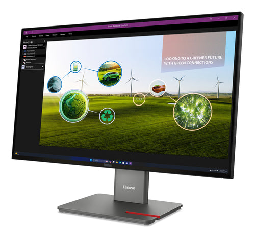 Lenovo 64A7GAR6AU - P27Q-40 27IN QHD (HDMI+DP+USB-C) 3YR