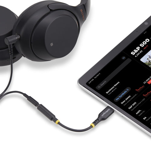 USBCAUDIO2 - STARTECH.COM USB-C AUDIO ADAPTER TO 3.5MM TRRS JACK, HEADPHONE AUX DONGLE, 2 YR