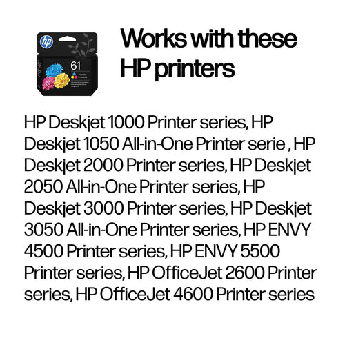 C0PA5AA - HP 61 Tri-color Original Ink Cartridge