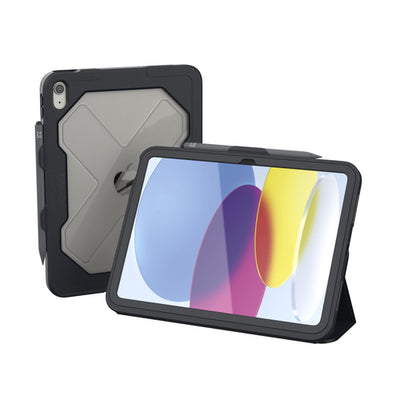 103114857 - ZAGG Rugged Messenger Case für iPad A16 (2025), iPad 10. Gen (10.9" 2022), Charcoal (Bulk)