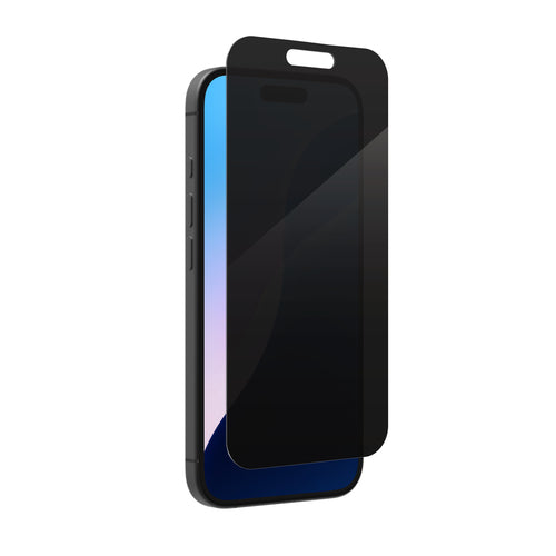 Zagg InvisibleShield iPhone 16/15 Glass Elite Privacy 360