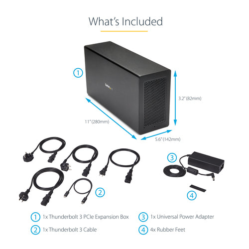 StarTech.com TB31PCIEX16 - Thunderbolt 3 PCIe Expansion Chassis