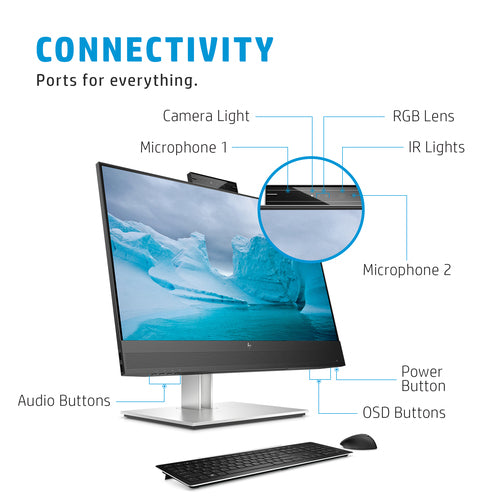 HP E24mv G4 23.8 inch FHD Conferencing Monitor