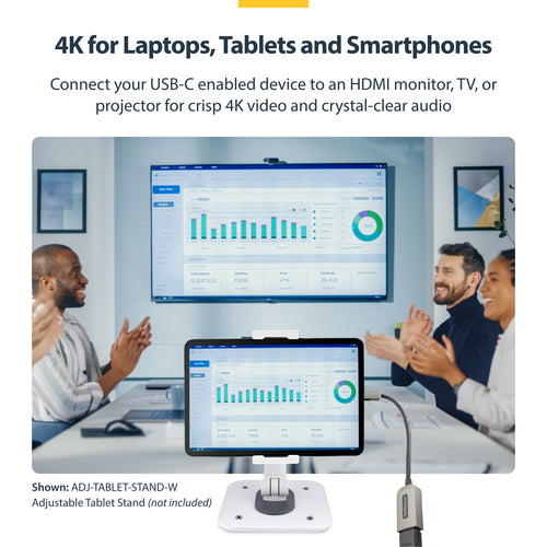 StarTech.com USBC-HDMI-CDP2HD4K60 - USB C to HDMI Adapter 4K 60Hz HDR10