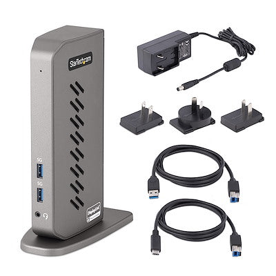 StarTech.com DK30A2DHU - HYBRID USB-C USB-A DOCK - DUAL HDMI/DP