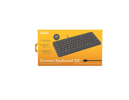 Zagg Wired USB C 12" Keyboard