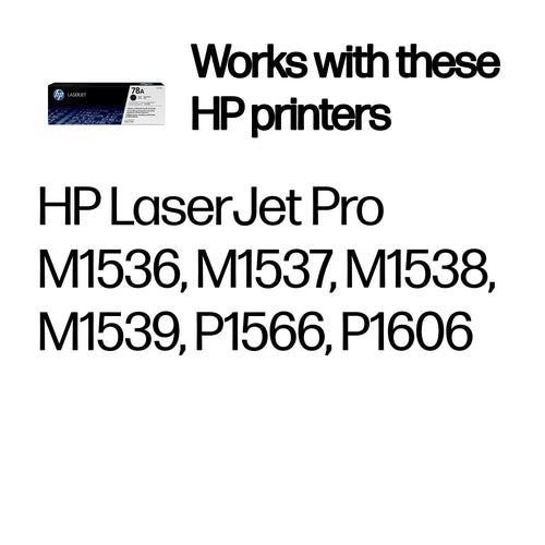 HP CE278A - 78A BLACK LJ TONER CART CE278A