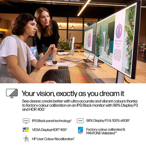 HP Series 7 Pro 727pq 27 inch QHD Monitor - SOH ONLY