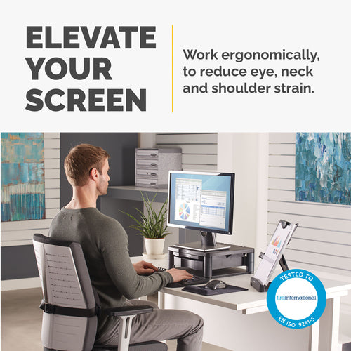 9169501 - Fellowes Premium Monitor Riser Plus