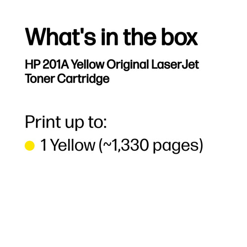 HP CF402A - 201A YELLOW LJ TONER CART-CF402A