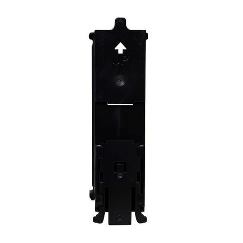 DYNAMIX DINUKS8P - 8-port Unloaded Keystone DIN Rail-Mount Shielded Enclosure w/ Rotatable Modules