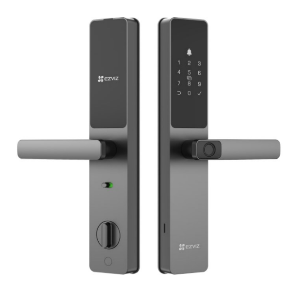 EZVIZ DL05 - Smart Fingerprint Door Lock w/ Real-Time Mobile Alerts. Multiple Unlocking Methods