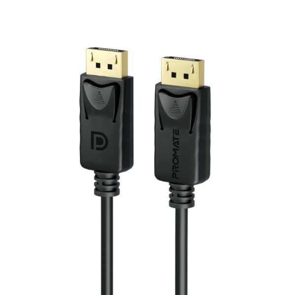 PROMATE DPLINK-200 - 2m 1.4 DisplayPort Cable. Supports HD up to 8K@60Hz Supports 32.4Gbps Data Trans