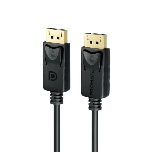 PROMATE DPLINK-300 - 1.4 DisplayPort Cable. Supports HD up to 8K@60Hz Supports 32.4Gbps Data Trans