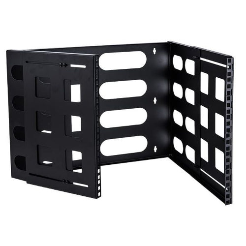 DYNAMIX DWC-0210-8U - 8RU 19'' Wall Mount Foldable Bracket. Includes Top & Bottom Covers