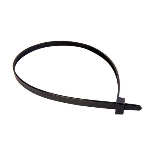DYNAMIX DY1403B1000 - 3.6 x 150mm UV Black Cable Ties Pack of 1000 180N/18.3kgs Tensile Strength