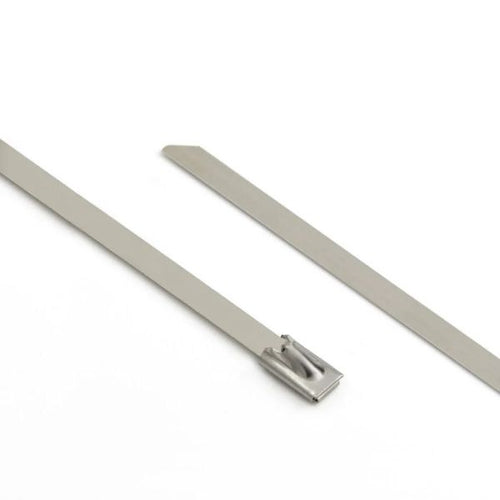DYNAMIX DYSS200X46 - 4.6 x 200mm 316L Stainless Steel Cable Ties Pack of 100 890N/90kgs Tensile Strength