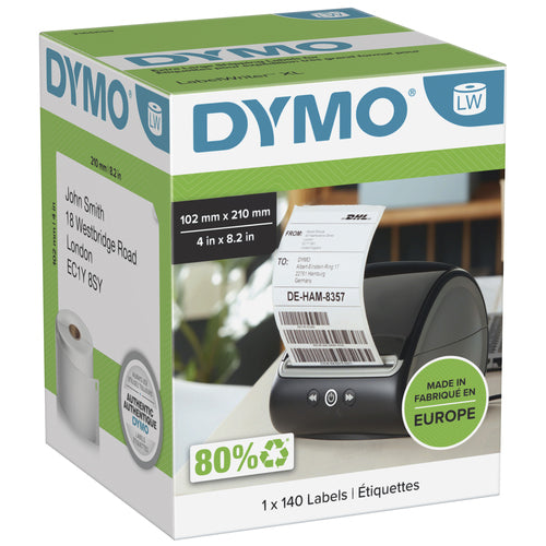 2166659 - Dymo LW Labels DHL 102X210mm