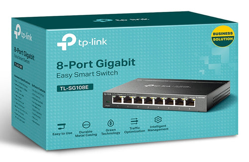 TL-SG108E - TP-LINK 8-Port Gigabit Easy Smart Switch
