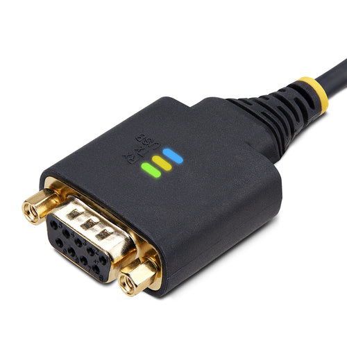 STARTECH.COM 6.6FT/2M USB TO NULL MODEM SERIAL ADAPTER CABLE, FTDI, RS232, 2 YR