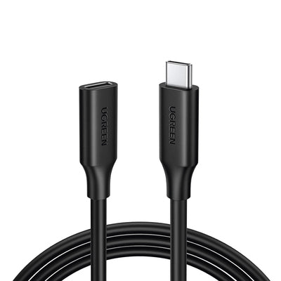 UG-10387 - UGREEN USB-C/M to USB-C/F Gen2 5A Extension Cable 1m Black