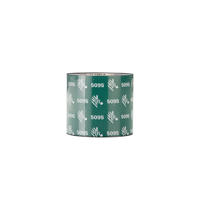 Zebra 05095BK06030 Resin Ribbon 60mmx300m (2.36inx984ft) 5095 High Performance 25mm (1in) core 6/box